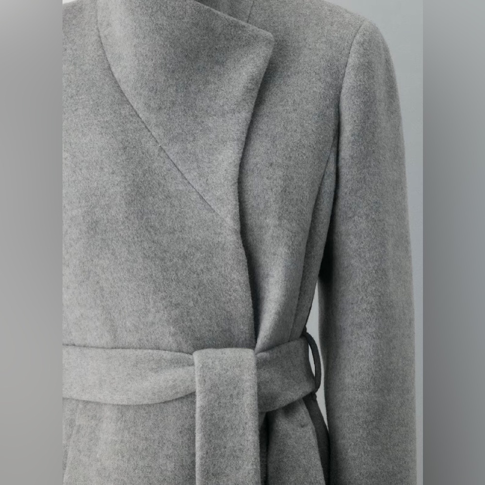 Babaton Aritzia The Connor Coat Long - Virgin Wool, Gray - Picture 4 of 13